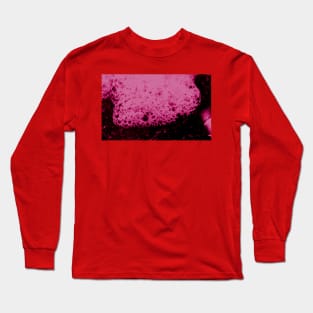 Purple foam Long Sleeve T-Shirt